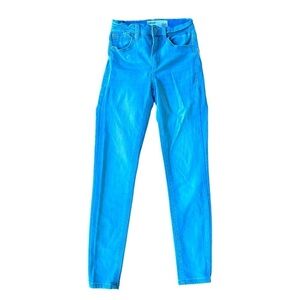 Garage Blue High Rise Skinny Jeans Size 00